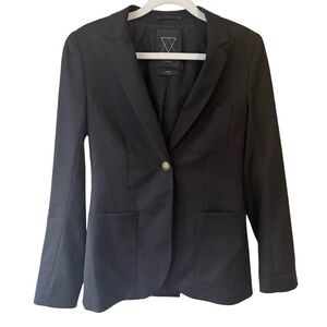 Talula Black Suit Jacket with Structured Silhouette Women’s 2 Business Office